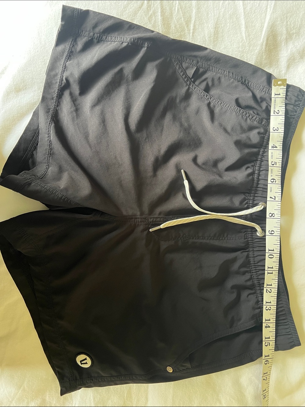 Vuori Black Athletic Drawstring Shorts - Picture 2 of 9